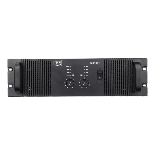 MX Premium 2 Channel Power Amplifier 3000 Watts @ 2 Ohms Per Channel - Ideal for Live Show / DJ Events / Stage Show / Club Etc.