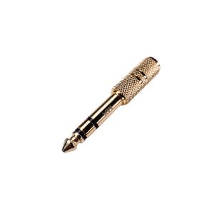 MX gold plated P-38 stereo male plug to 3.5mm EP stereo female connector