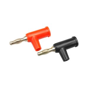 MX 4mm Banana Plug: Right Angle Design with Screw and Stackable Feature