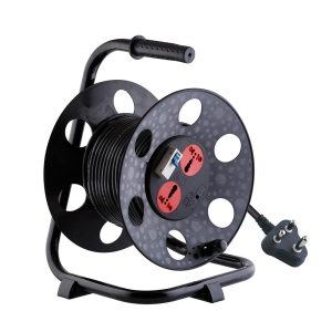 Cable Socket Extension Reel Cord 2 Gang Rollable 10m, TV & Home