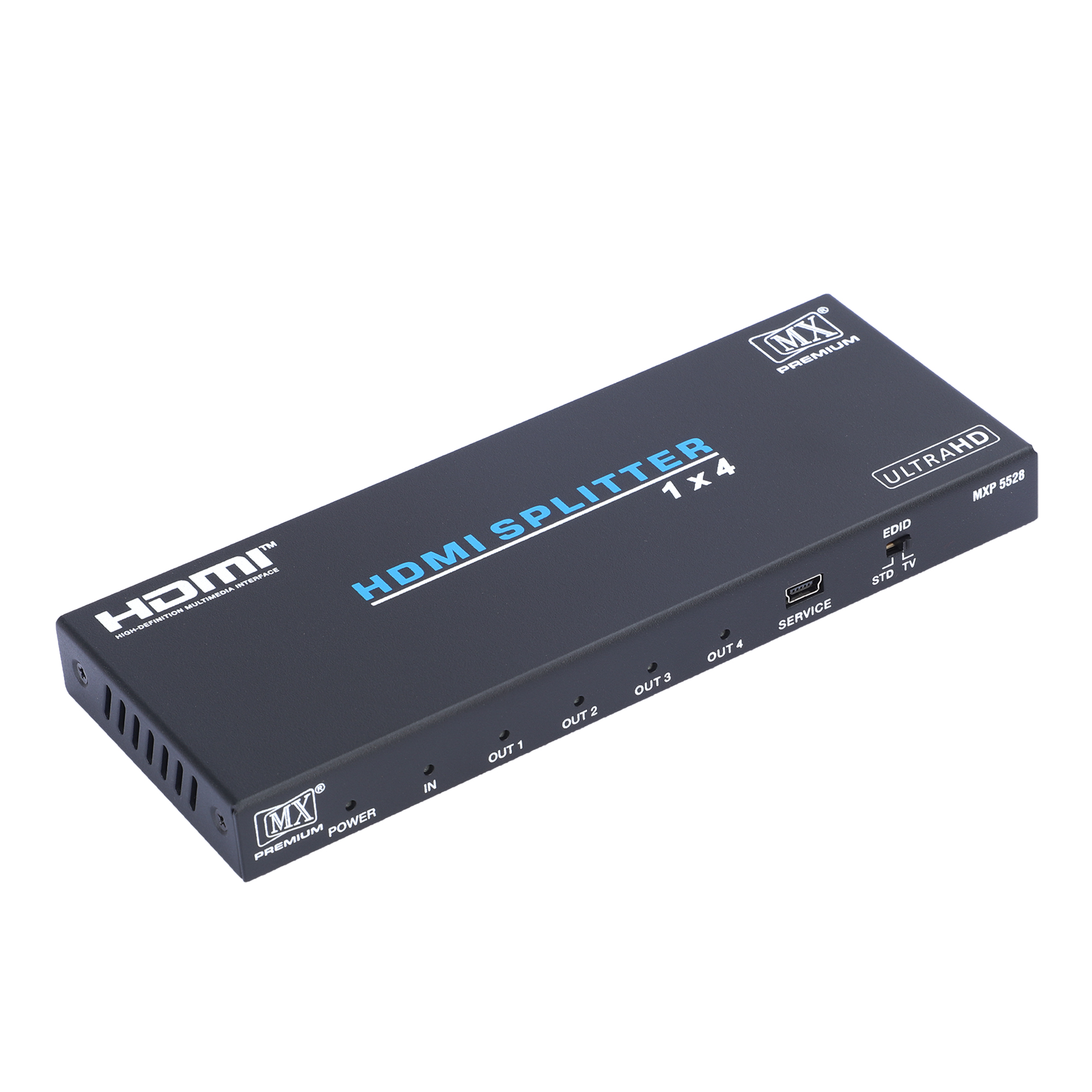 MX Premium HDMI SPLITTER 1X4 EDID SUPPORT (MXP-5528) - MX MDR TECHNOLOGIES  LIMITED