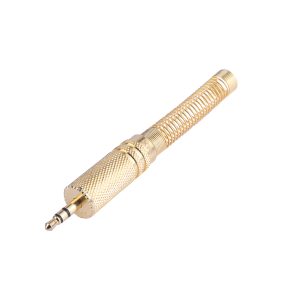 MX EP stereo aux male - 3.5mm full long spring heavy duty (gold plated)