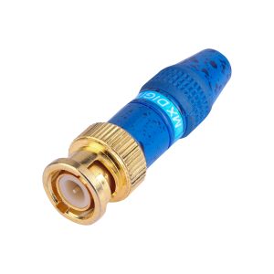 MX BNC metal male connector (GOLD PLATED)