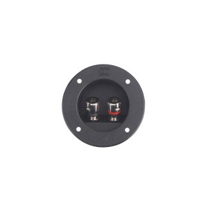 MX 2 Way Army Type Binding Post Speaker Terminal Round With Metal Connector (75MMx45.6MM)