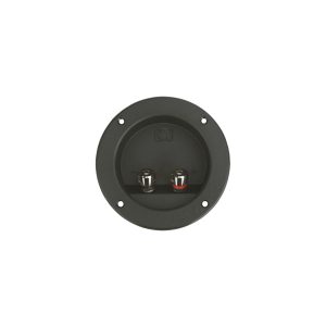 MX 2 Way Army Type Binding Post Speaker Terminal With Metal Connector Round (105 x 72mm)