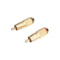 MX RCA Male Connector (Gold Plated)