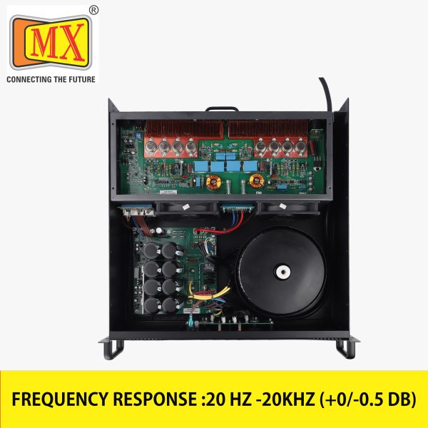 MX Class TD high power amplifier: 2 channel 8000 Watts power amplifier