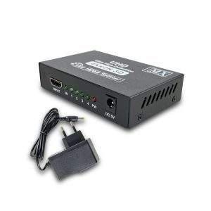 MX 4K Ultra High Definition 1-In x 4-Out HDMI Splitter with 3D Support (1-In x 4-Out)