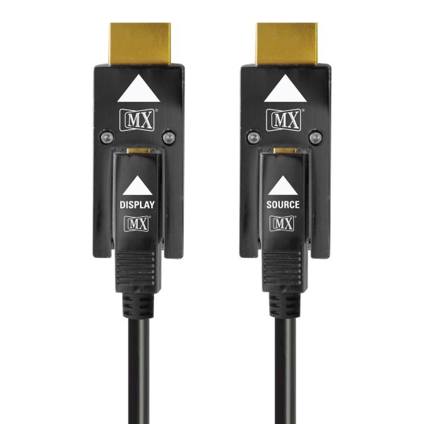 MX DETACHABLE FIBER OPTIC HDMI CABLE : FOR LONG DISTANCE TRANSMISSION : 4K - 2.0V : 40 MTRS