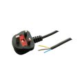 MX 3 Pin Uk Plug / Open End Cord With Fuse