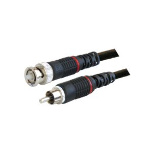 MX BNC Male Plug To RCA Male Plug Cord Deluxe