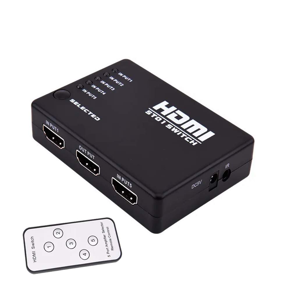 MX HDMI SWITCHER 5x1 (HDMI 5 INPUTS TO 1 OUTPUT) (MX-2703B)