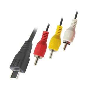 MX Mini 8pin Male To 3 RCA Plug Cord — 1.5 Mtr