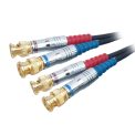 MX 2 BNC Male To 2 BNC Male Cord Low Noise Digital Cable - 3 Mtr