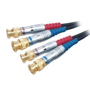 MX 2 BNC Male To 2 BNC Male Cord Low Noise Digital Cable - 5 Mtr