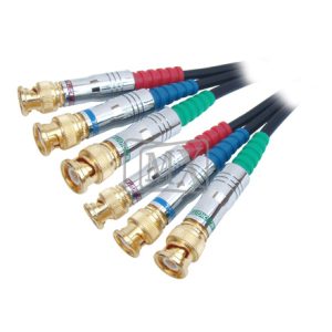 MX 3 BNC Male Plug To 3 BNC Male Plug Cord Low Noise Digital Cable - 3 MTR
