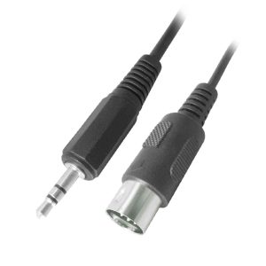 MX EP Stereo Male 3.5mm To 7 Pin DIN Male Cord - 1.5 Mtr