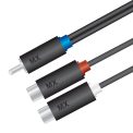 MX RCA Plug to 2 x RCA Sockets Cord - 0.3 meter