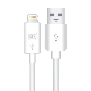 MX LIGHTNING 8 PIN MALE TO USB MALE SYNC CHARGING CORD - APPLE APPROVED - 2 Meters