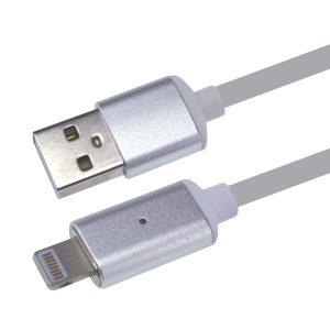 MX USB A MALE TO 8 PIN LIGHTNING MALE MAGNETIC ADAPTOR CORD - 1 Meter (MX 3635)