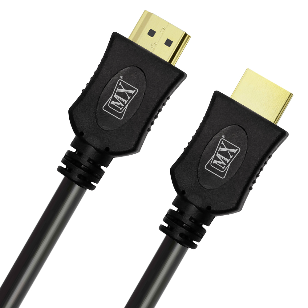 MX HDMI Male to HDMI Male Cord 2.0 V (10 Meter) 19pin High Speed HDMI Cable  Supports 4K@30MHz, 2160p, 1080p & 3D and Audio Return for TV, Laptop, PC,  Monitor & Projector (