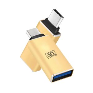 MX USB 3.1 Type C Male to USB 3.0 Female Metal OTG Adapter Converter
