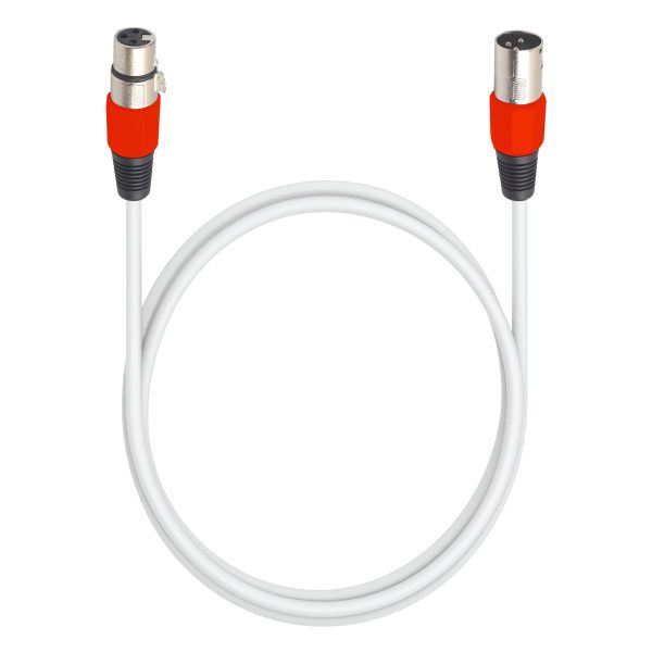 MX 3-Pin Mic Extension Cable - Female / 3-Pin Mic Male XLR, 100 Ohms, Fancy Type, Length: 5 Mtrs.