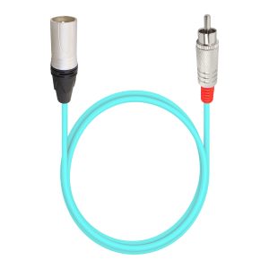 MX 3 pin XLR male to Single RCA male cord : Fully metal connector : AES Digital cable : 5 mtr (MX-3941B)