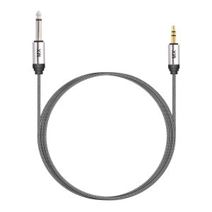 MX EP 3.5mm Stereo Male to 1/4" Mono Male Cable (MX-3995 1.5M), Black