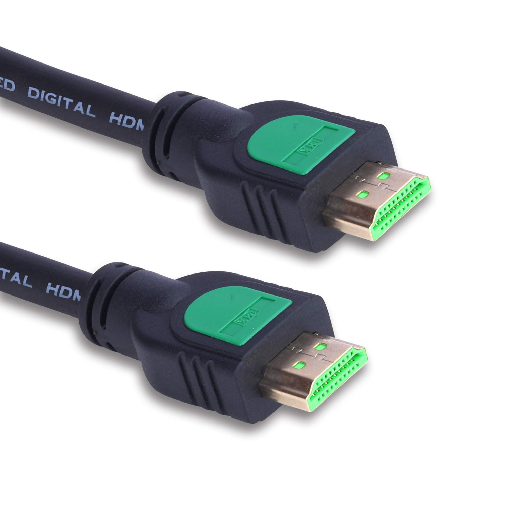 Cable HDMI v2.0 2160p 3M Macho a HDMI Macho Negro 4K 3D 19+1 28AWG OD -  Geek Pal