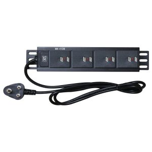 MX 8-Port USB Charger Power Distribution, 8.4 Amp with LED Indicator, Wall/Rack Mount, Cord Length: 1.5 meters.