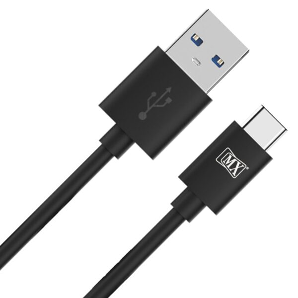 MX USB A MALE 2.0 TO USB-C TYPE C Cable for Data Transfer and Charging - 1 Meter