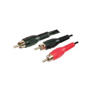 MX RCA Plug to MX 2 RCA Plug Cord 1.5 Meters
