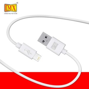 MX USB 2.0 to Lightning Fast Charging and Data Sync Cable Compatible for iPhone 13, 12,11, X, 8, 7, 6, 5, iPad Air, Pro, Mini