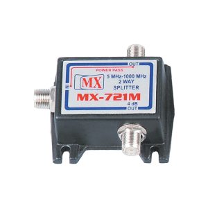 MX 2 Way Splitter With Power Pass