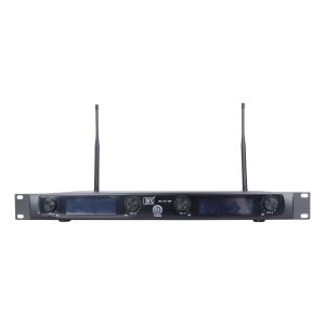 MX 4 Channel UHF WIRELESS MICROPHONE SYSTEM WITH 4 LAPEL MICS BODY PACK TRANSMITTERs WITH FIXED FREQUENCY
