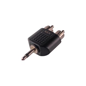 MX 3.5 mm EP Male TO 2 RCA Male Connector
