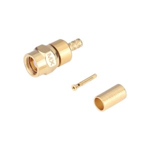 MX SMC Male Crimping Type Connector With Teflon For (174U Cable) (Gold Plated)
