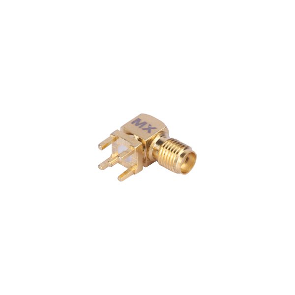 SMA Female Connector Right Angle PCB Mounting