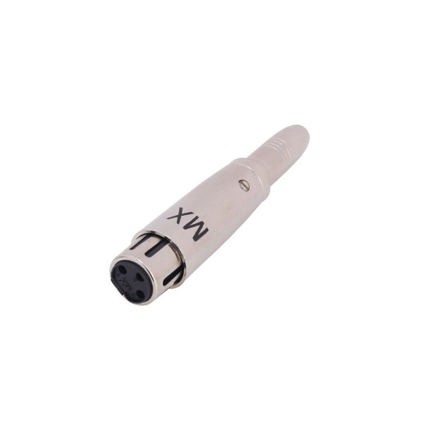 MX XLR 3 pin mic female extension socket to P-38 mono female socket adaptor