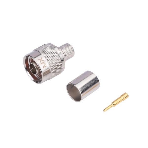 N Type Male Connector Crimping Type For RG-8U Cable