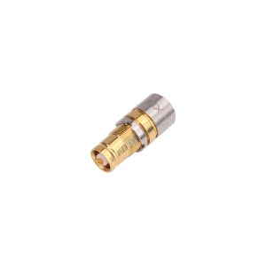 MX 1.6/ 5.6 Female Connector Clamp Type With Teflon (gold Plated) For RG-58U, 59U Cable