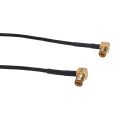 SMB Male To SMB Male Right Angle Cord 1.5mtr (connector Gold Plated)