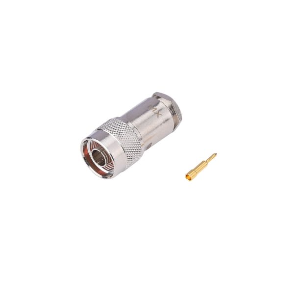 MX 'N' Male Connector Self Locking With Teflon For RG-213/U Cable