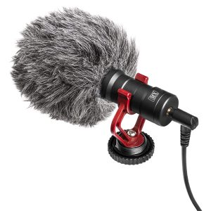 MX Super-Cardioid Shotgun Video Microphone, Universal Compact On-Camera Mini Audio Recording Mic, Directional Condenser Compatible with DSLR
