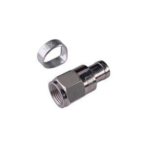 MX 'F' type male connector with ring F-7 FOR RG-11 cable