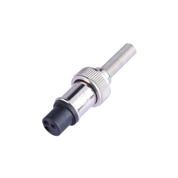 MX 3 PIN mic connector (copper plated) with spring (PIN GOLD PLATED)