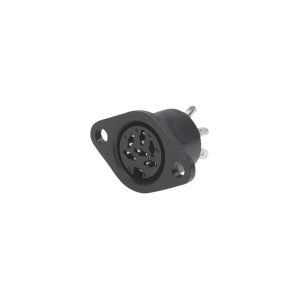 MX 6 PIN DIN connector plastic with earthing contact