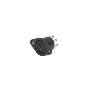 MX 8 PIN DIN connector plastic with earthing contact