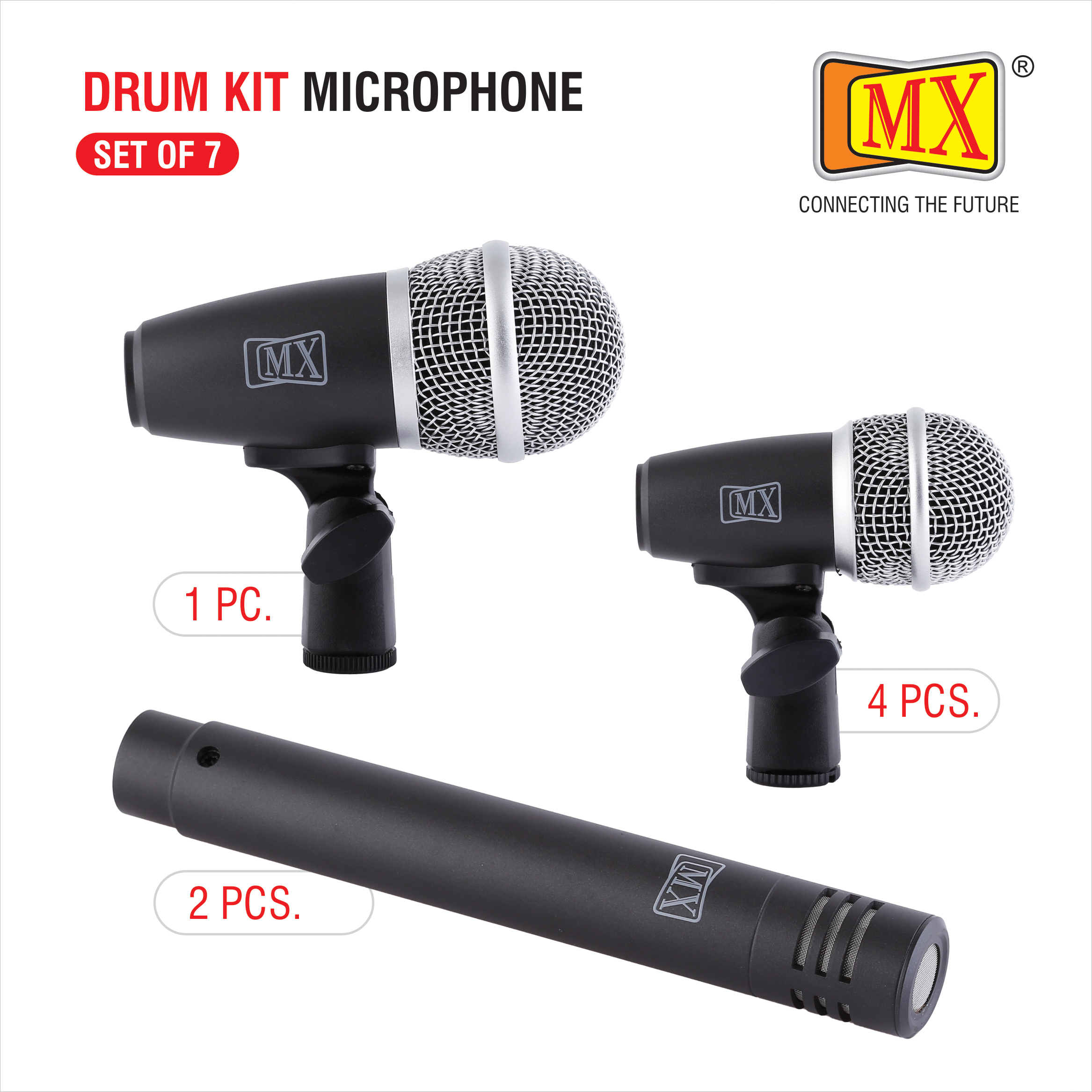 Drumkit set microphone BETADMK7 Drum Kit Microphone instrument kit
